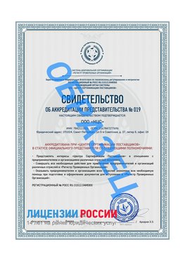 Свидетельство аккредитации РПО НЦС Балабаново Сертификат РПО